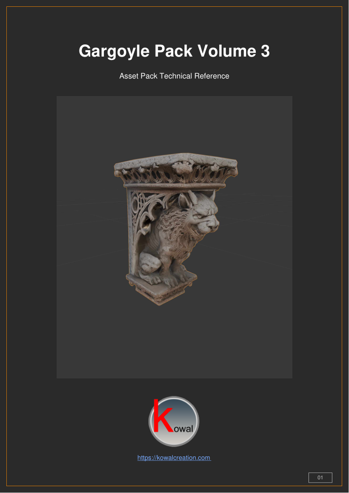 Gargoyle Pack Volume 3 — technical specs preview