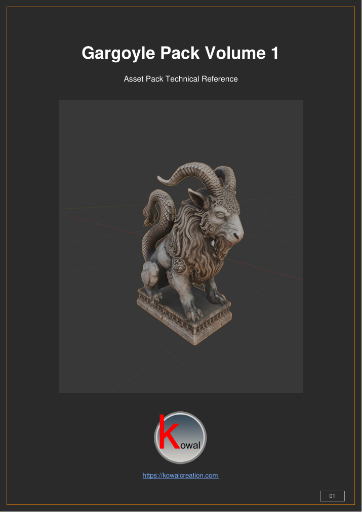 Gargoyle  PackVolume 1 — technical specs preview
