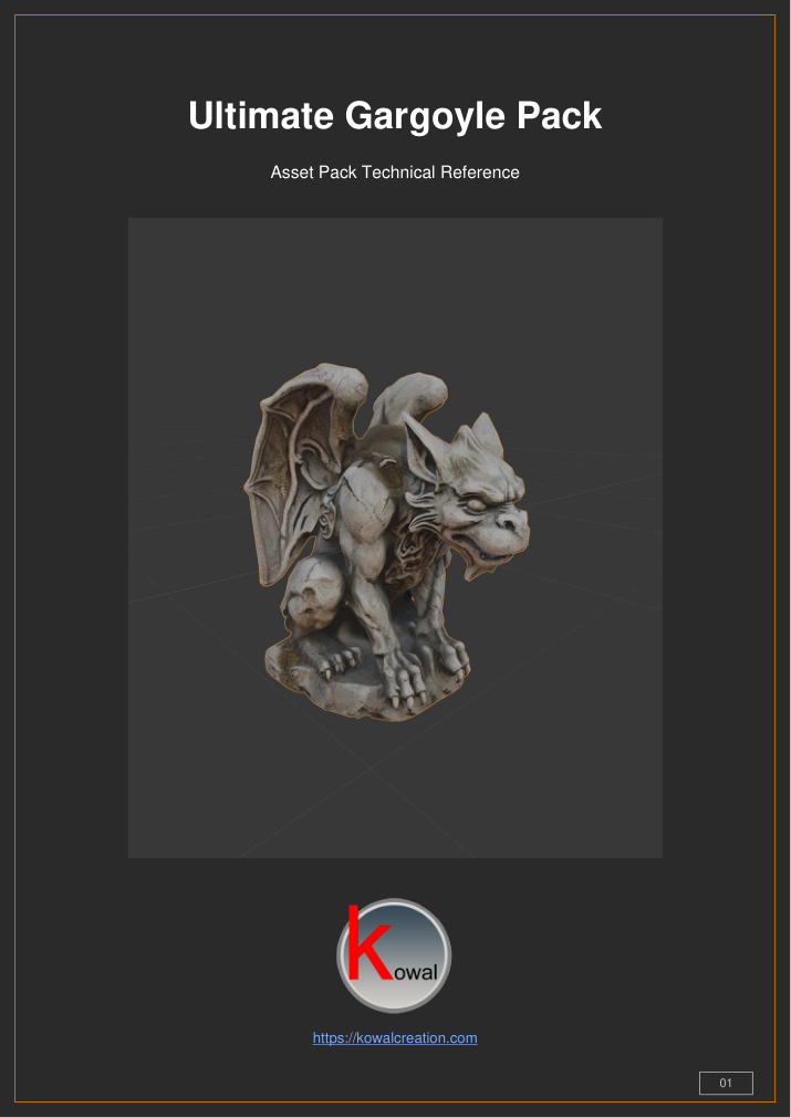 Ultimate Gargoyle Pack — technical specs preview